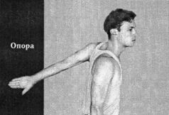 Лечебная поза-движение при болях в плечевом суставе при отведении руки за спину