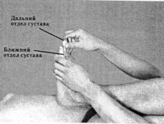 Лечебная поза-движение при болях в пальцах ноги