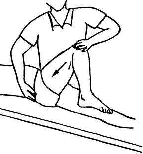 Мобилизация крестцово-подвздошного сустава посредством вентродорсального смещения подвздошной кости