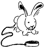Игрушечный кролик с фирменным переключателем