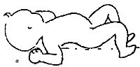 На рисунке показан один из многочисленных способов разгибаться в положении лежа на спине