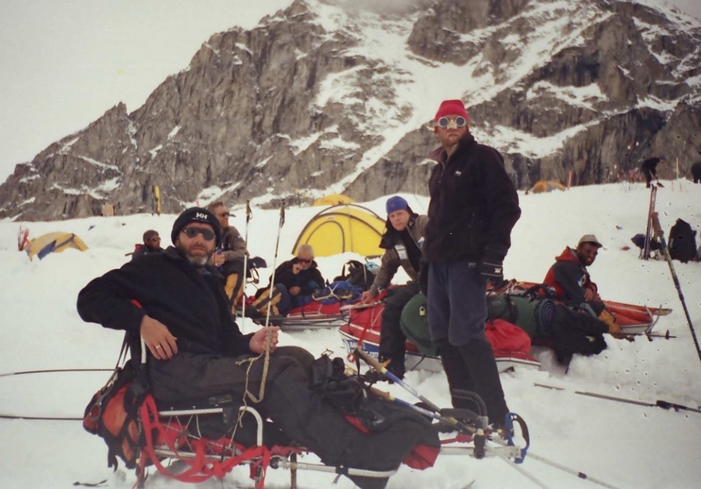 Возвращение в первый лагерь на ледник Кахилта