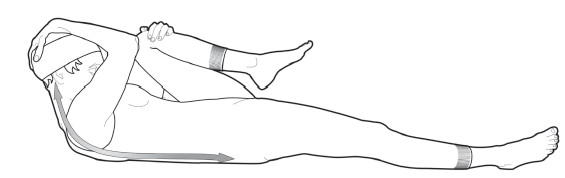Растяжение мышц спины и задних связок