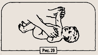 Пассивное упражнение — попеременное сгибание и разгибание рук в локтевых и плечевых суставах