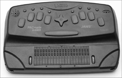 Тифлокомпьютер PAC Mate BX 400