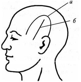 Основные формы разрезов мягких тканей головы