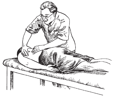 Положение пациента при массаже